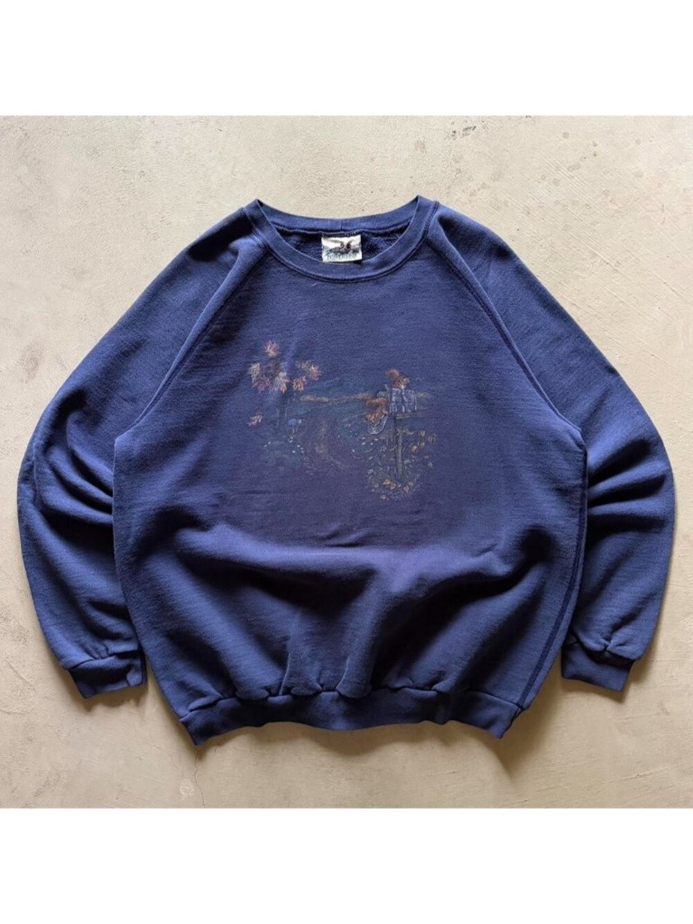 vintage northern reflections navy nature sweatshirt